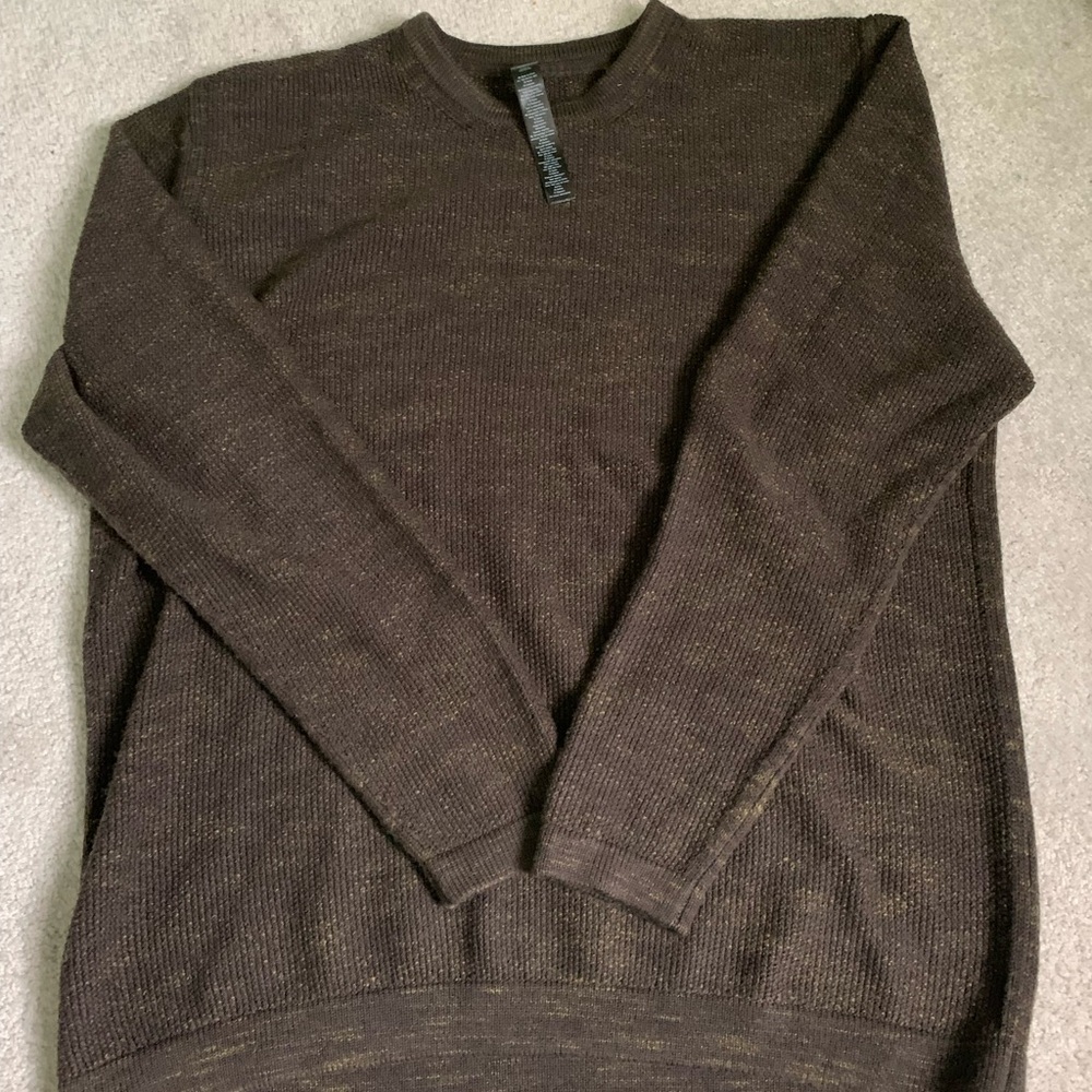 lululemon athletica Dark Brown Crewneck Sweater